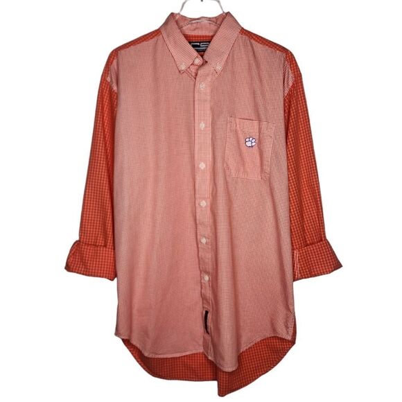 Crable Sportswear~ Game Day Clemson Tigers Shirt- Wrinkle Free - Picture 1 of 8